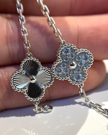 [⭐Luxery] CLOVER 5 MOTIF LASER BRACELET COLLECTION