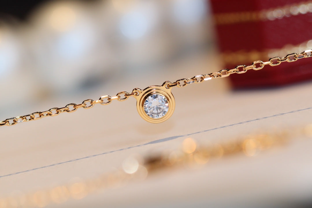 [⭐Luxery]DAMOUR DIAMOND NECKLACE