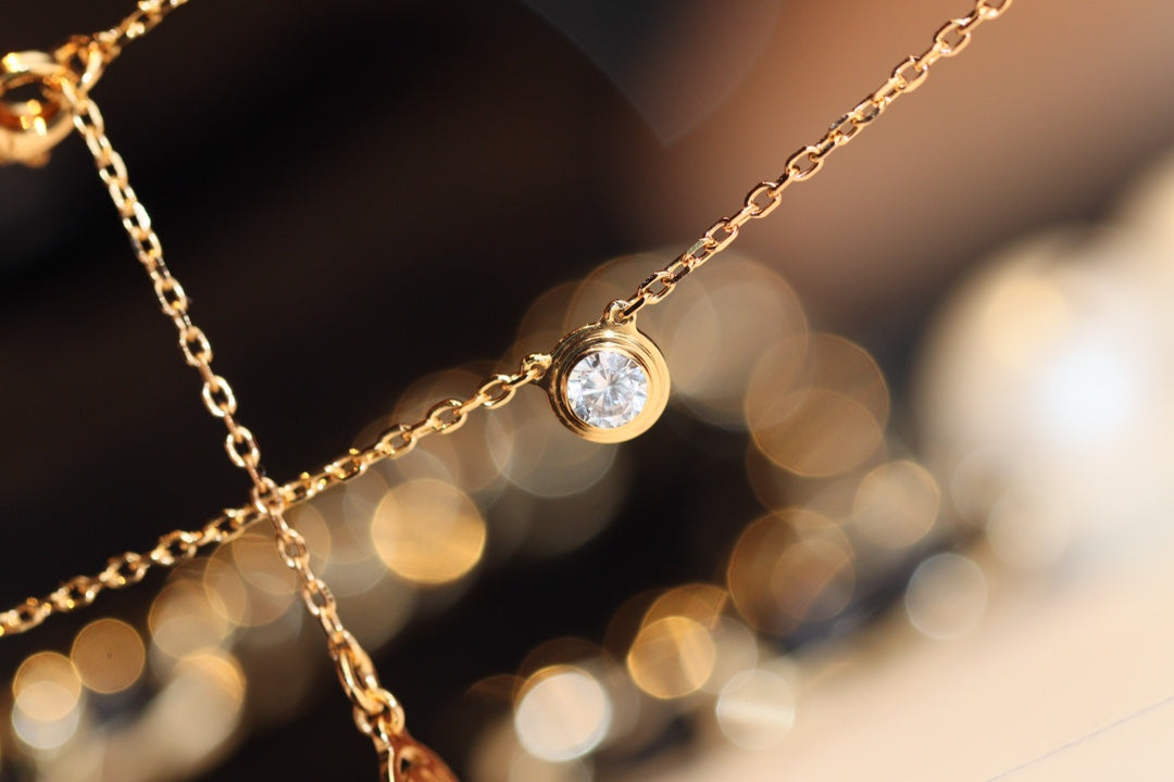 [⭐Luxery]DAMOUR DIAMOND NECKLACE