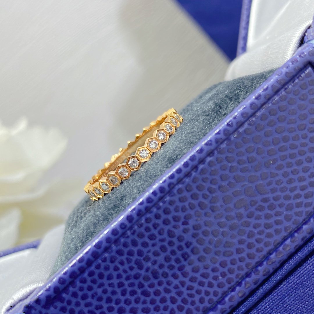 [⭐Luxery]BEE LOVE DIAMOND PAVED SMALL RING