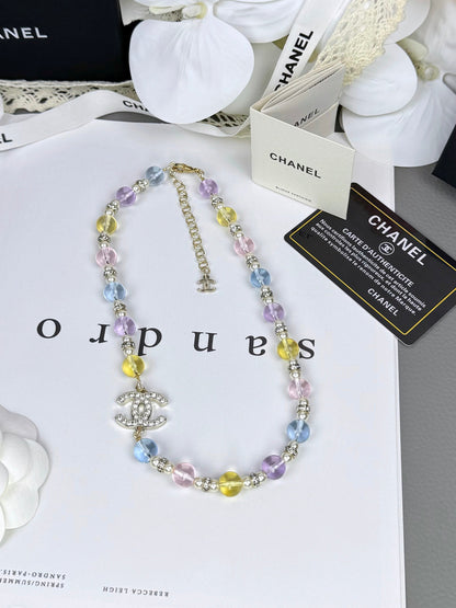 [⭐Luxery]26C New Spring Collection Colorful Transparent Resin Necklace