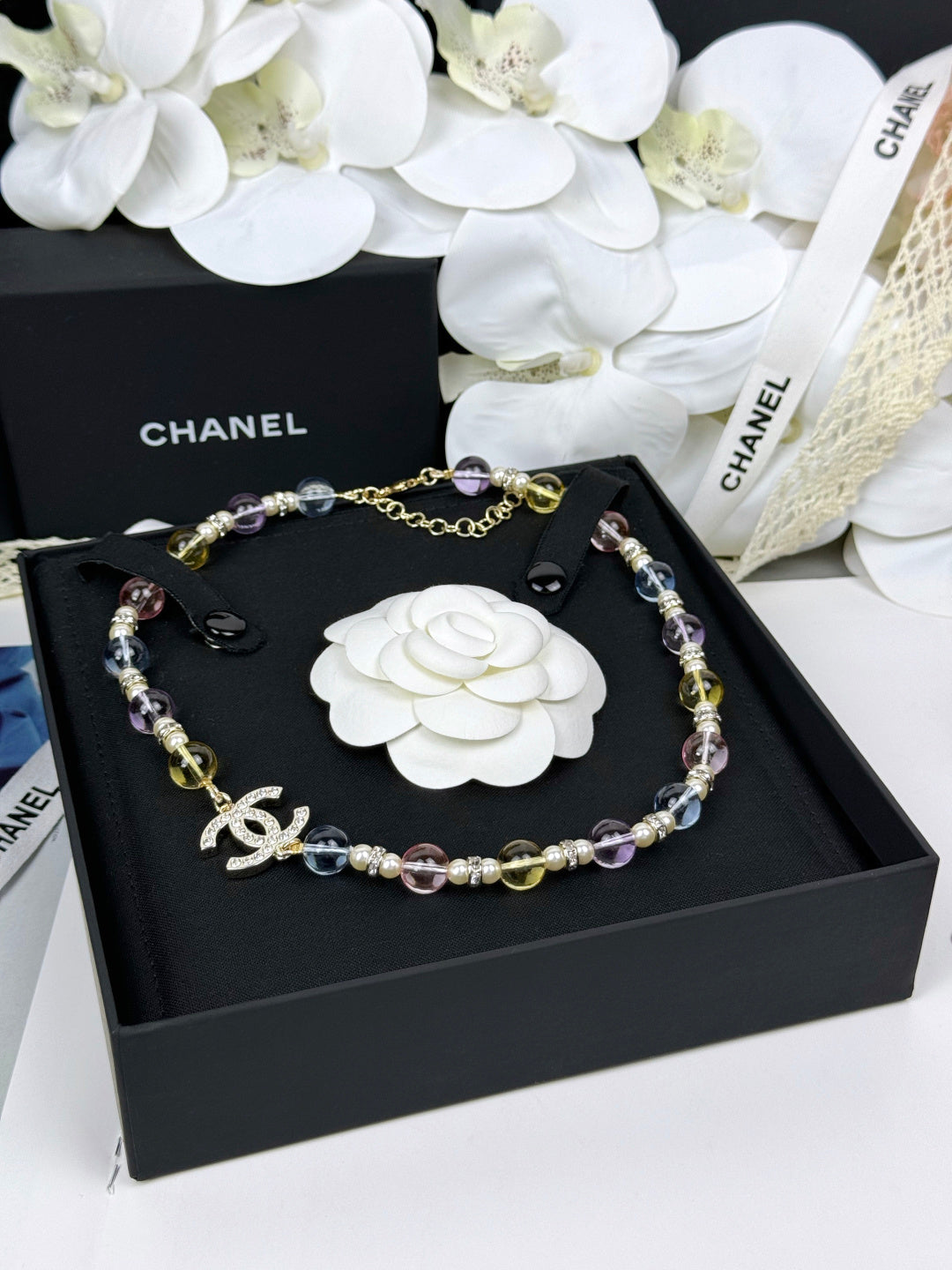 [⭐Luxery]26C New Spring Collection Colorful Transparent Resin Necklace