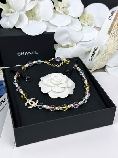 [⭐Luxery]26C New Spring Collection Colorful Transparent Resin Necklace