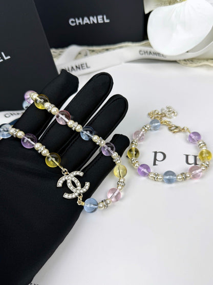 [⭐Luxery]26C New Spring Collection Colorful Transparent Resin Necklace