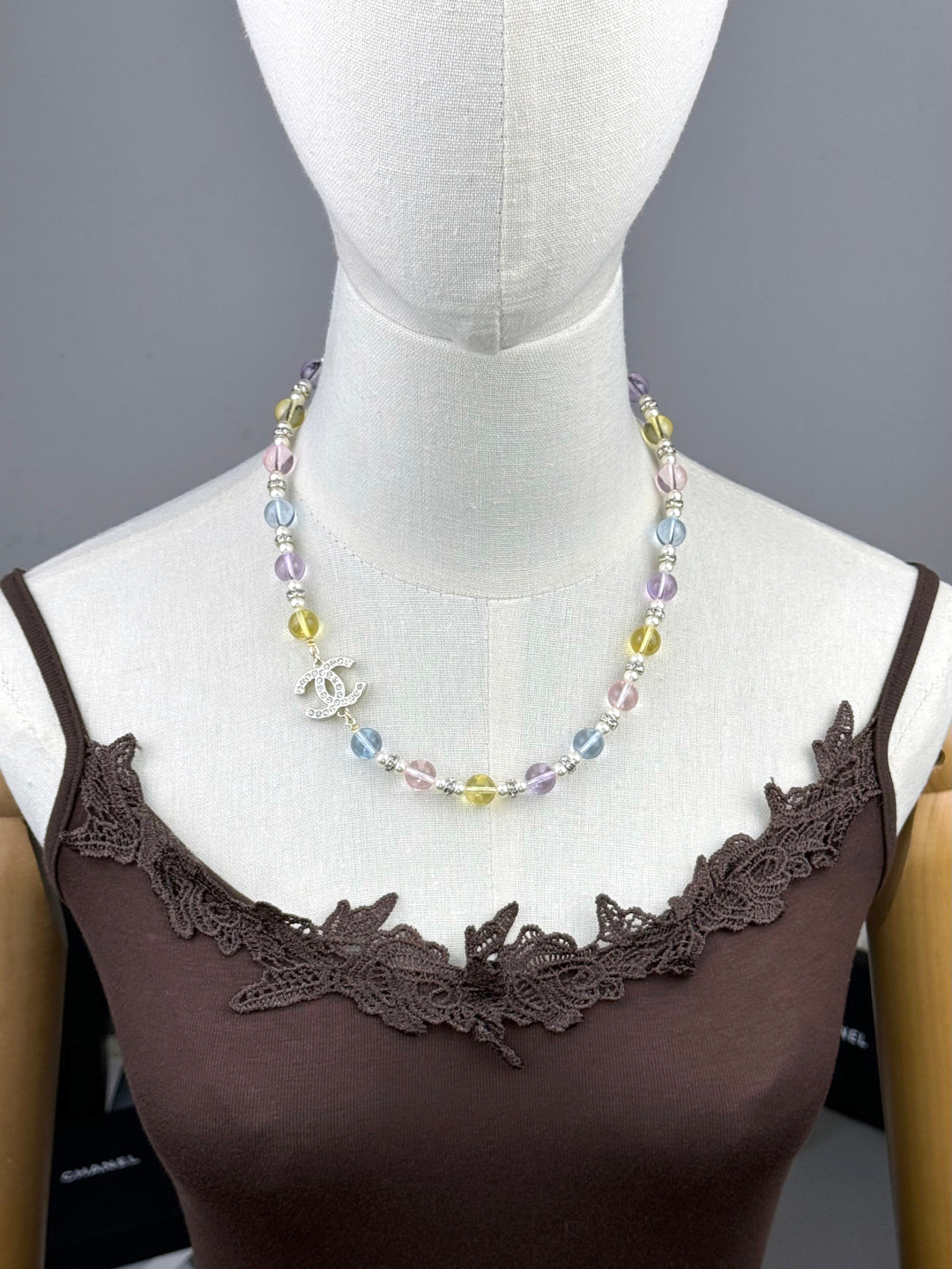 [⭐Luxery]26C New Spring Collection Colorful Transparent Resin Necklace