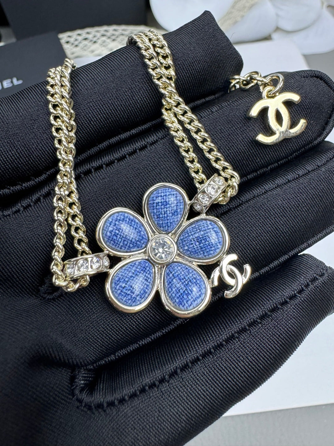[⭐Luxery]VOLTE New Blue Floral Double-Layer Bracelet