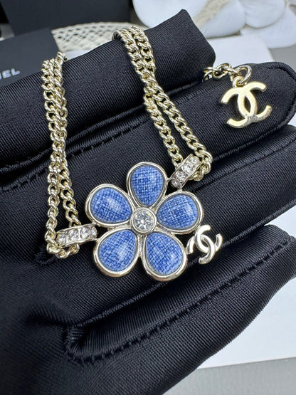 [⭐Luxery]VOLTE New Blue Floral Double-Layer Bracelet