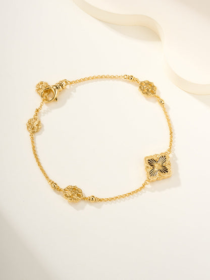 [⭐Luxery]B.C.L ENAMELED One-Flower Bracelet（Various Colors)