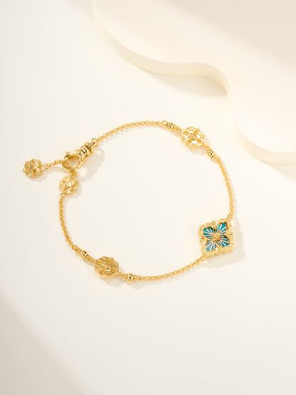 [⭐Luxery]B.C.L ENAMELED One-Flower Bracelet（Various Colors)