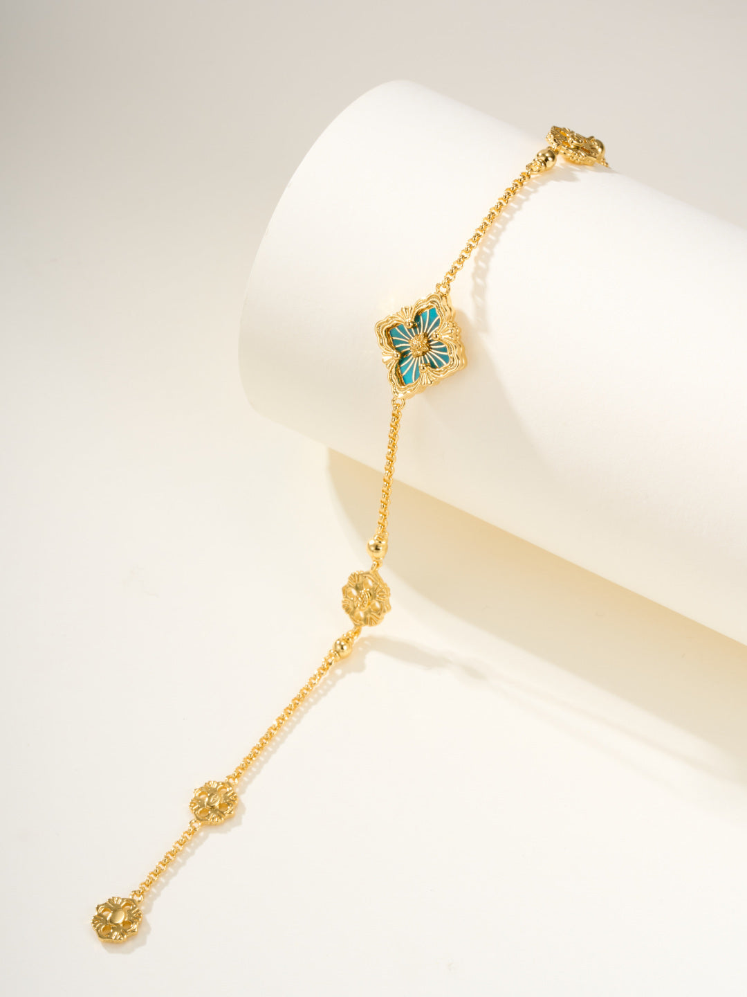[⭐Luxery]B.C.L ENAMELED One-Flower Bracelet（Various Colors)