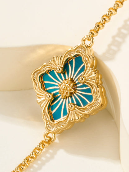 [⭐Luxery]B.C.L ENAMELED One-Flower Bracelet（Various Colors)