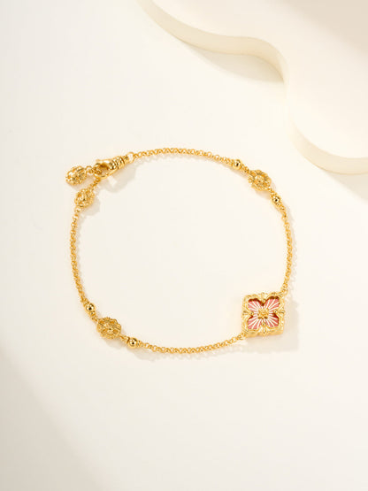 [⭐Luxery]B.C.L ENAMELED One-Flower Bracelet（Various Colors)