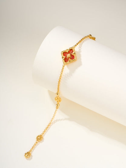[⭐Luxery]B.C.L ENAMELED One-Flower Bracelet（Various Colors)