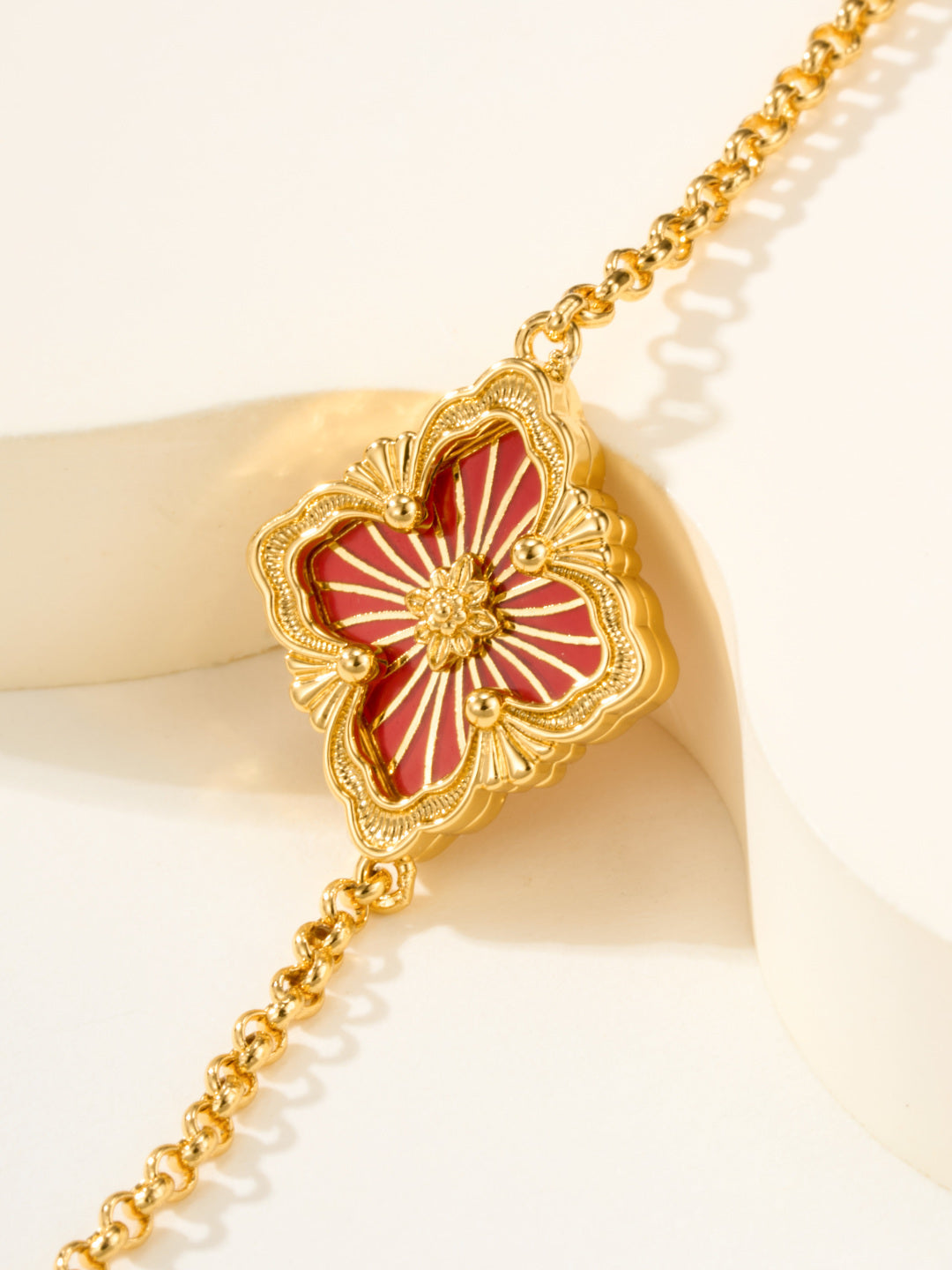 [⭐Luxery]B.C.L ENAMELED One-Flower Bracelet（Various Colors)