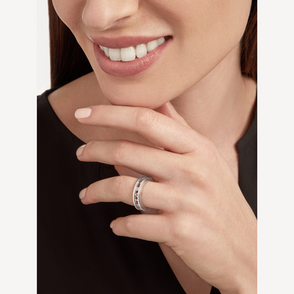 [⭐Luxery]ZERO 1 ONE-BAND WITH OPENWORK LOGO SPIRAL RING