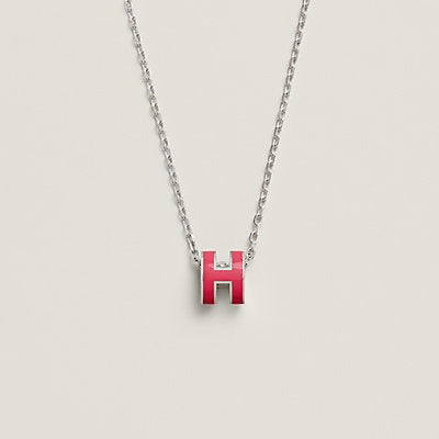 [⭐Luxery]H NECKLACE PINK