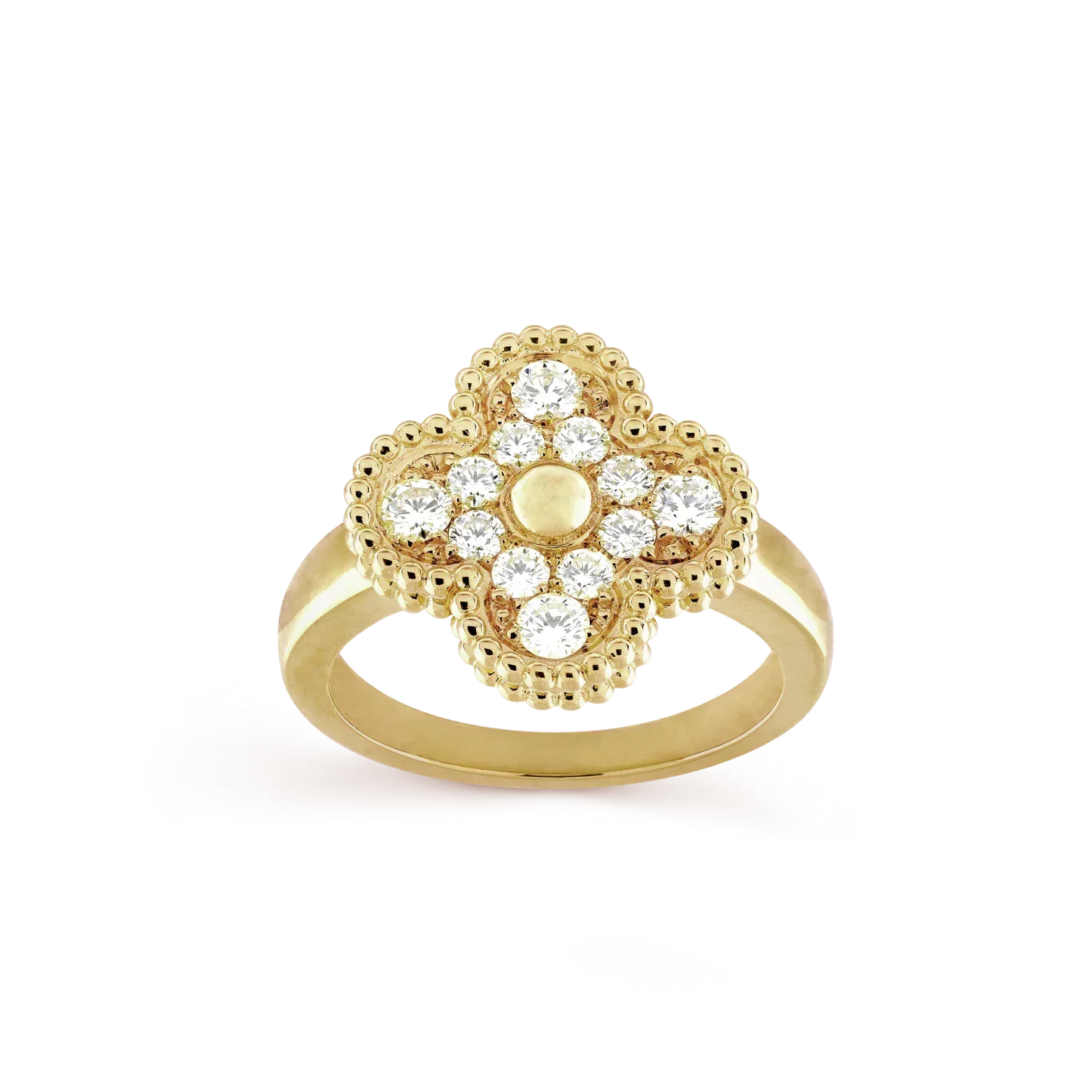 [⭐Luxery]CLOVER DIAMOND RING