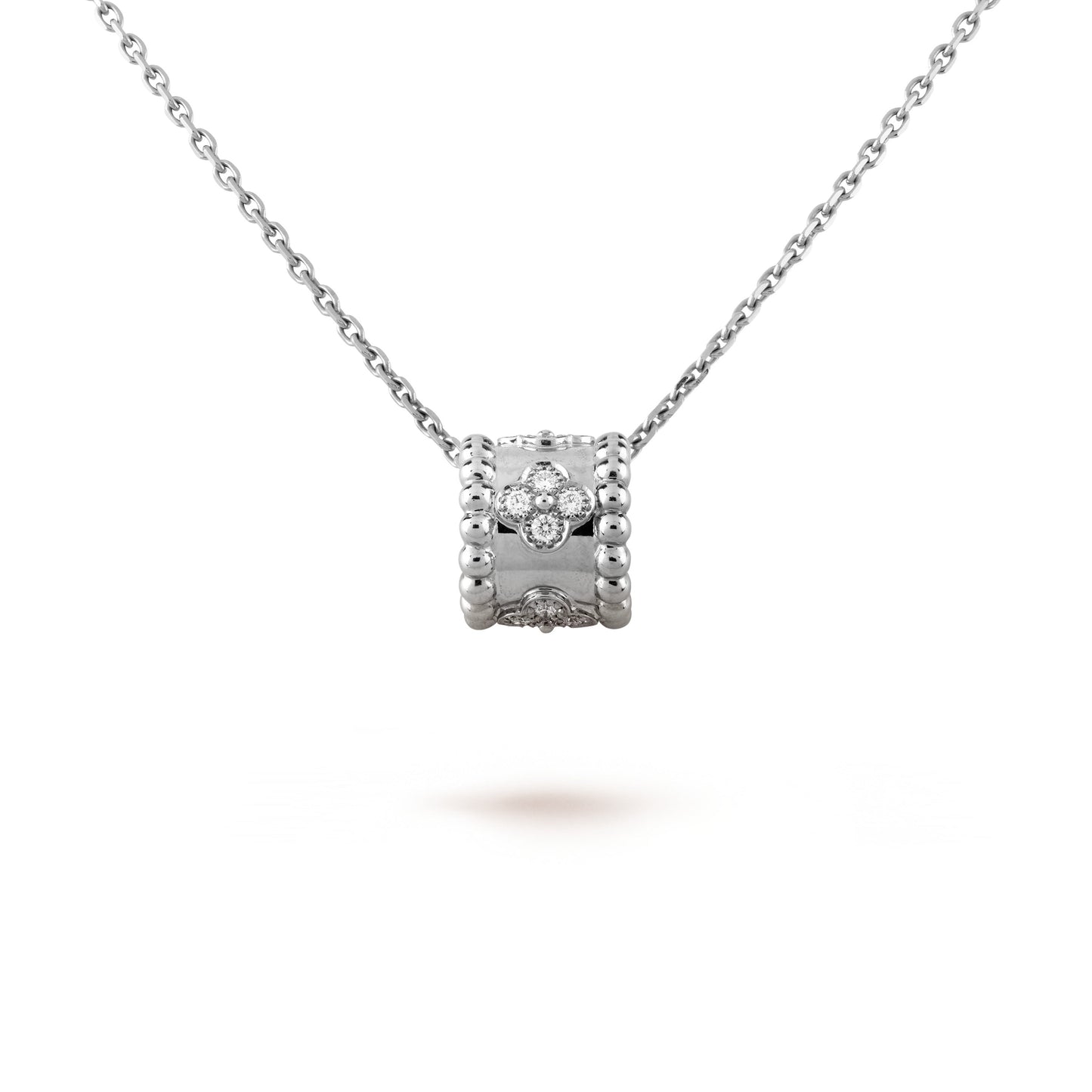 [⭐Luxery]PERLEE PEDANT SIVLER DIAMOND NECKLACE