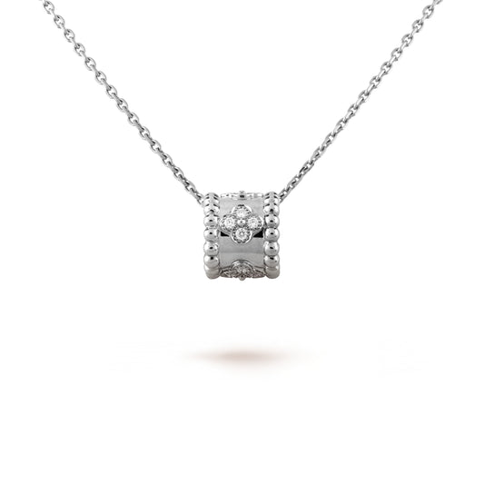[⭐Luxery]PERLEE PEDANT SIVLER DIAMOND NECKLACE