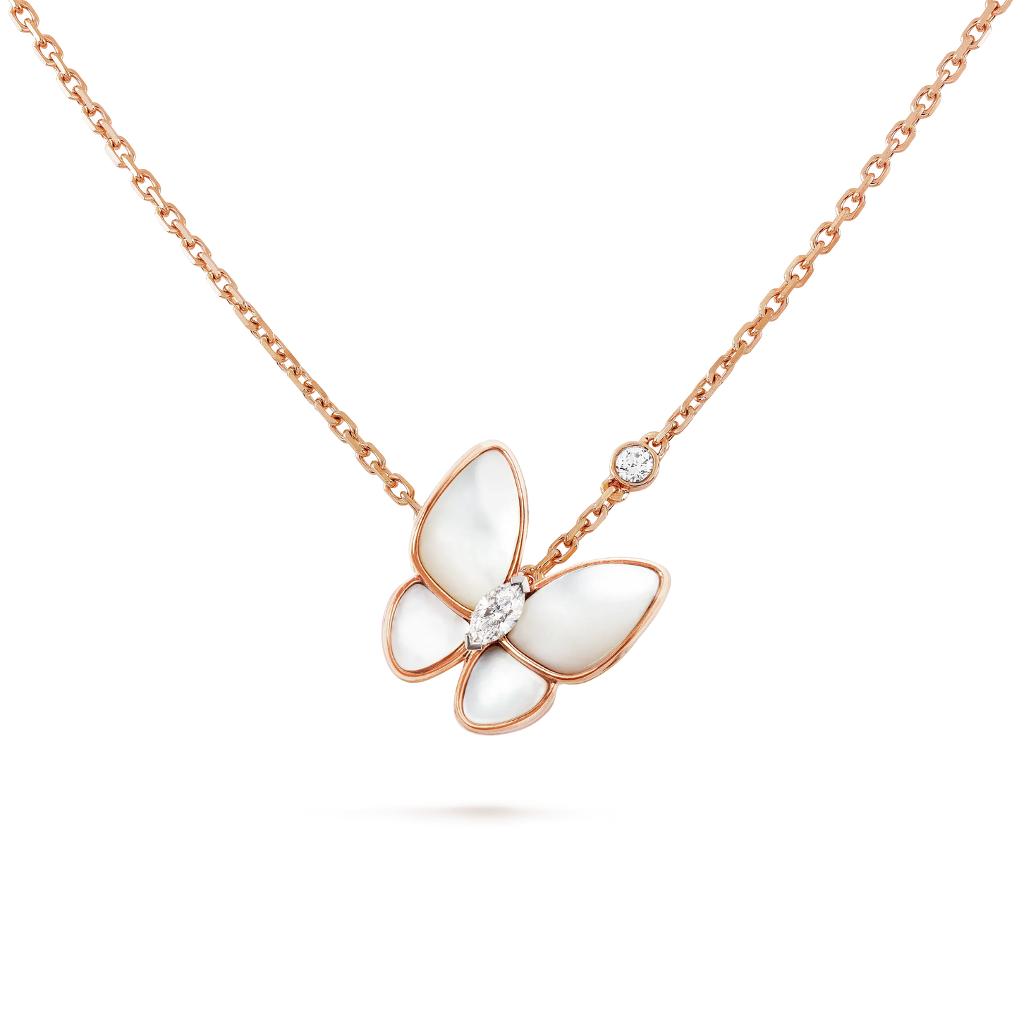 [⭐Luxery]BUTTERFLY MOP DIAMOND NECKLACE