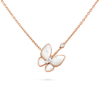 [⭐Luxery]BUTTERFLY MOP DIAMOND NECKLACE