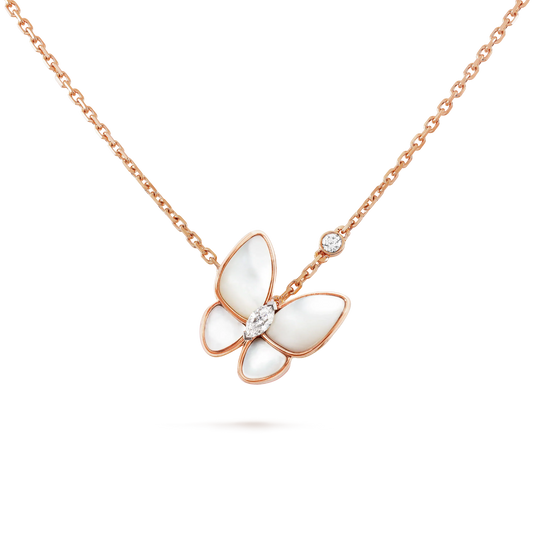 [⭐Luxery]BUTTERFLY MOP DIAMOND NECKLACE