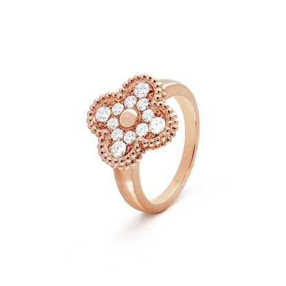 [⭐Luxery]CLOVER DIAMOND RING