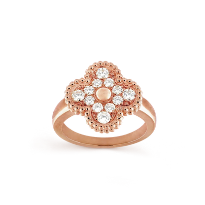 [⭐Luxery]CLOVER DIAMOND RING