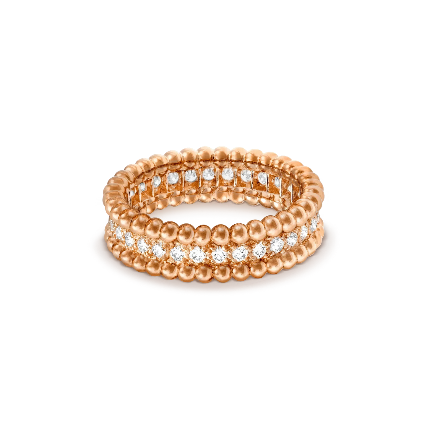 [⭐Luxery]PERLEE DIAMOND ROSE GOLD RING