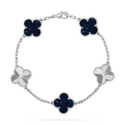 [⭐Luxery]CLOVER 5 MOTIF PIETERSITE BRACELET COLLECTION