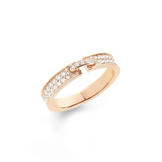 [⭐Luxery]ALLIANCE LIENS VIDENCE PAVED DIAMOND 4MM RING
