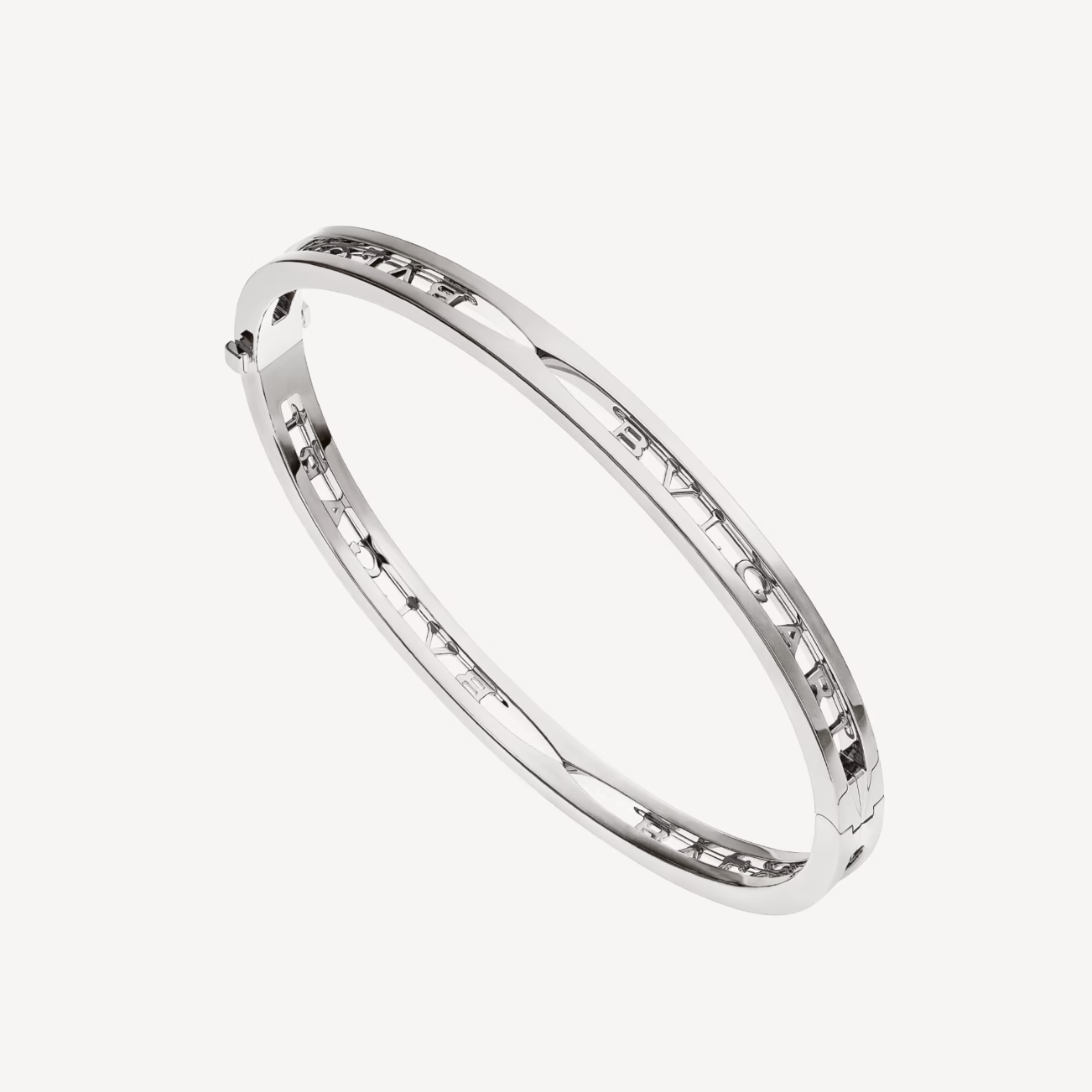 [⭐Luxery]ZERO 1 SPIRAL LOGO SILVER BRACELET