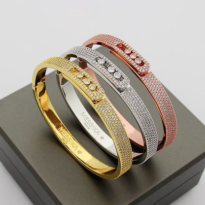 [⭐Luxery]Move Noa Full Pavé Diamond Bangle Bracelet