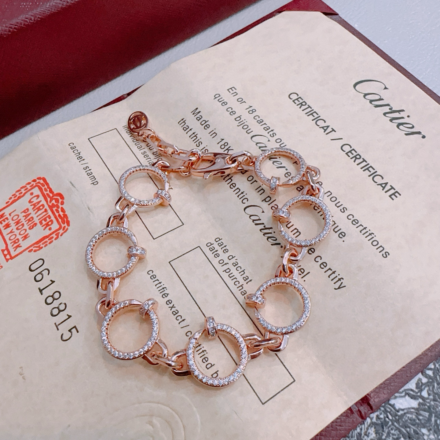 [⭐Luxery Jewelry] LOVE&JUSTE BRACELET DIAMONDS