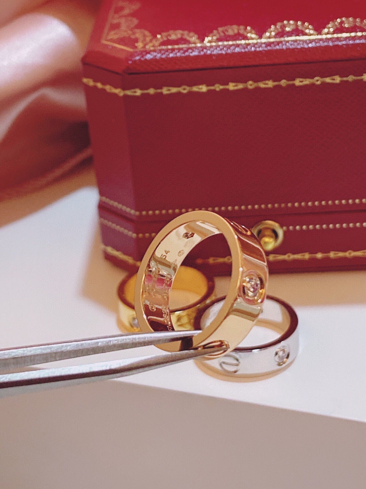 [⭐Luxery]Three-Diamond Ring