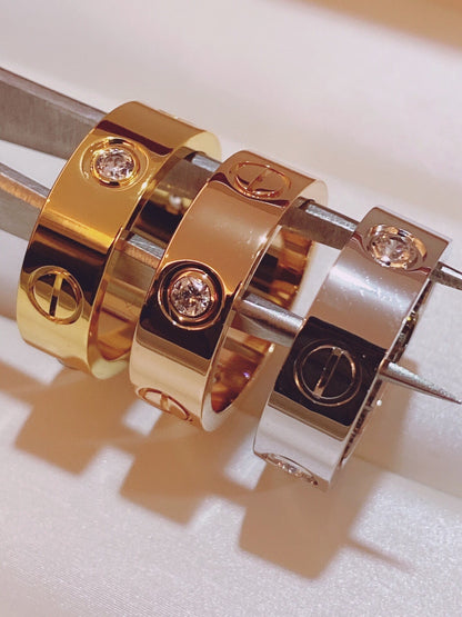 [⭐Luxery]Three-Diamond Ring