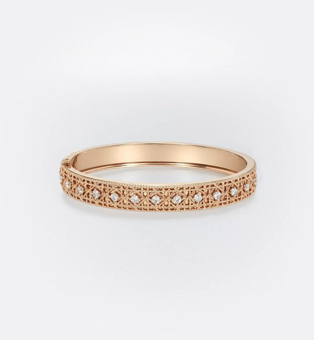 [⭐Luxery]2026 WOVEN-PATTERN BRACELET SET WITH FULL DIAMOND INLAY THREE-COLORS