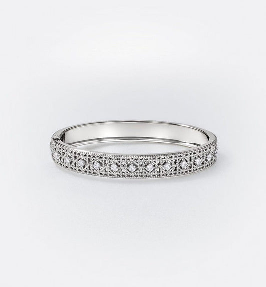 [⭐Luxery]2026 WOVEN-PATTERN BRACELET SET WITH FULL DIAMOND INLAY THREE-COLORS