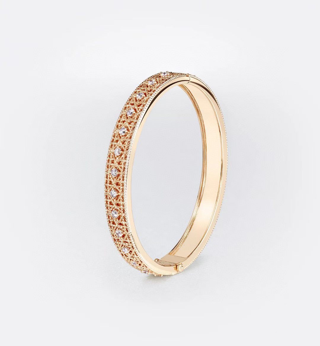 [⭐Luxery]2026 WOVEN-PATTERN BRACELET SET WITH FULL DIAMOND INLAY THREE-COLORS