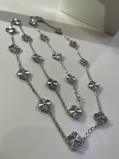 [⭐Luxery]CLOVER 20 MOTIFS SILVER LASER