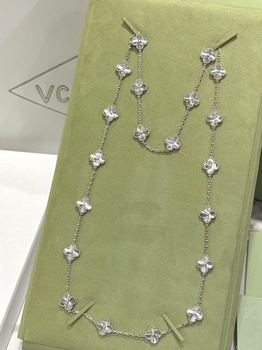 [⭐Luxery]CLOVER 20 MOTIFS SILVER LASER