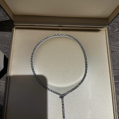 [⭐Luxery]NEW！SERPENT DIAMOND NECKLACE