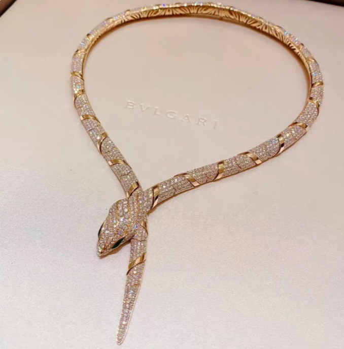 [⭐Luxery]HAUTE COUTURE GOLD SERPENTI NECKLACE