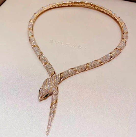 [⭐Luxery]HAUTE COUTURE GOLD SERPENTI NECKLACE