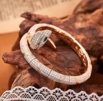 [⭐Luxery]HAUTE COUTURE GOLD SERPENTI BRACELET