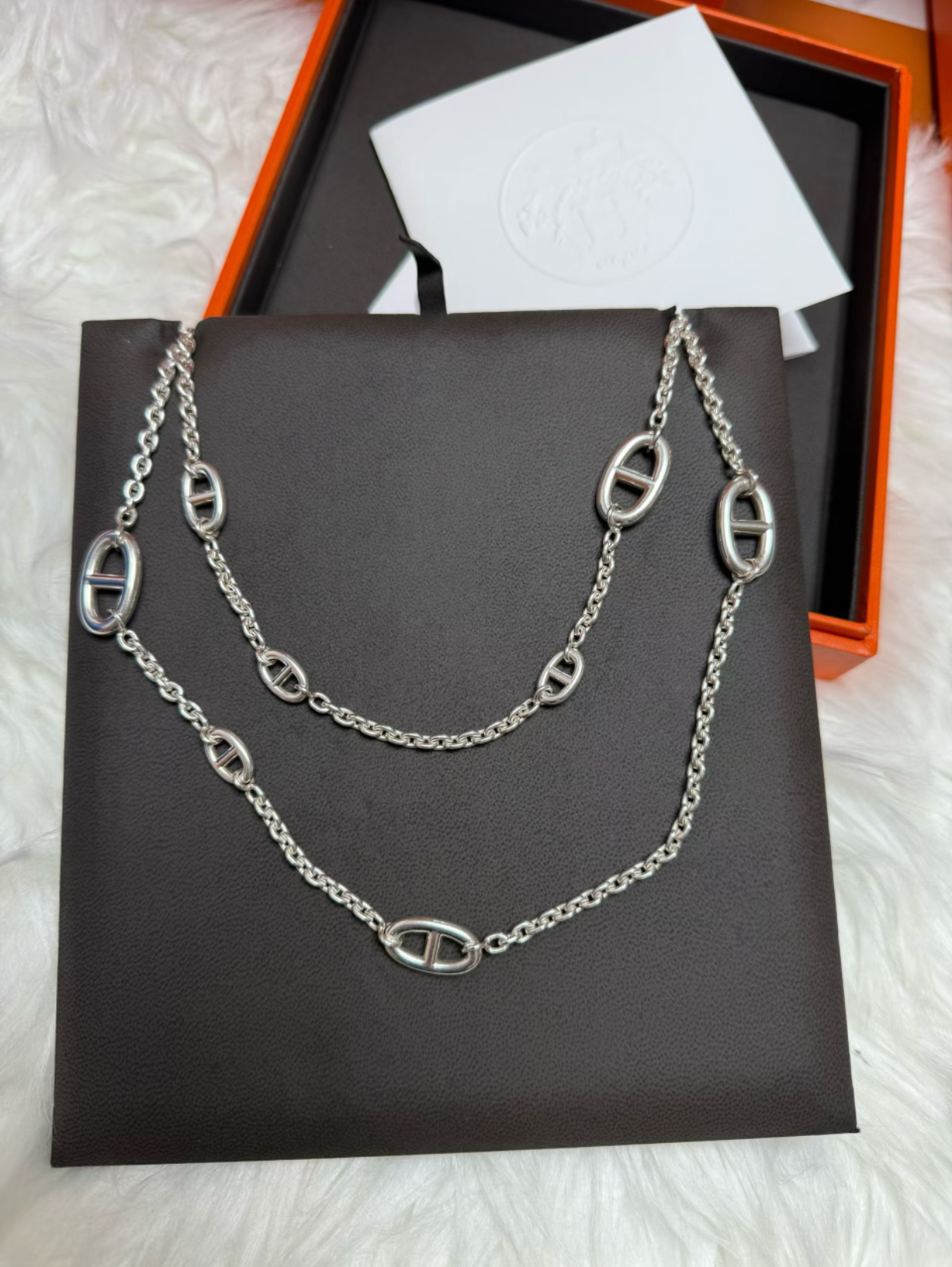 [⭐Luxery]Classic Silver Sweater Chain