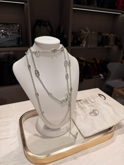 [⭐Luxery]Classic Silver Sweater Chain