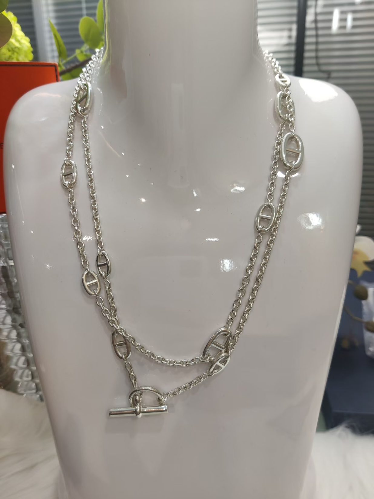 [⭐Luxery]Classic Silver Sweater Chain