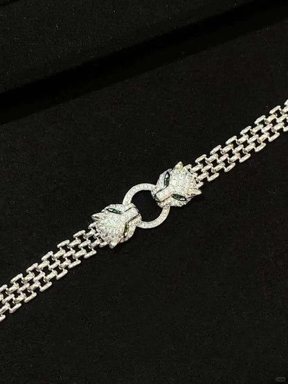 [⭐Luxery] DOUBLE PANTHER BRACELET