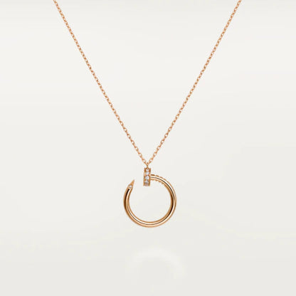[⭐Luxery]JUSTE NECKLACE PINK GOLD